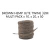Jute Sisal Twine - Multi Pack x10 20 or 50