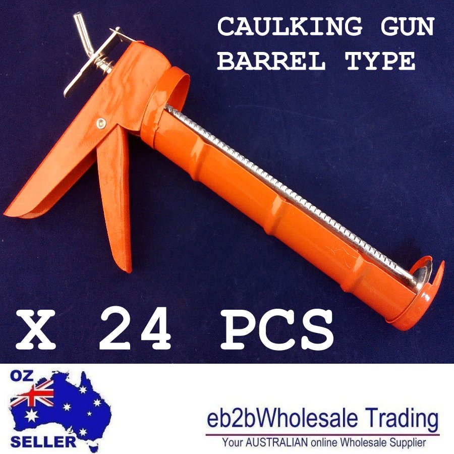 24 P Bulk 9″ Caulking Gun Silicone Glue Sealant Caulk Applicator Friction BARREL