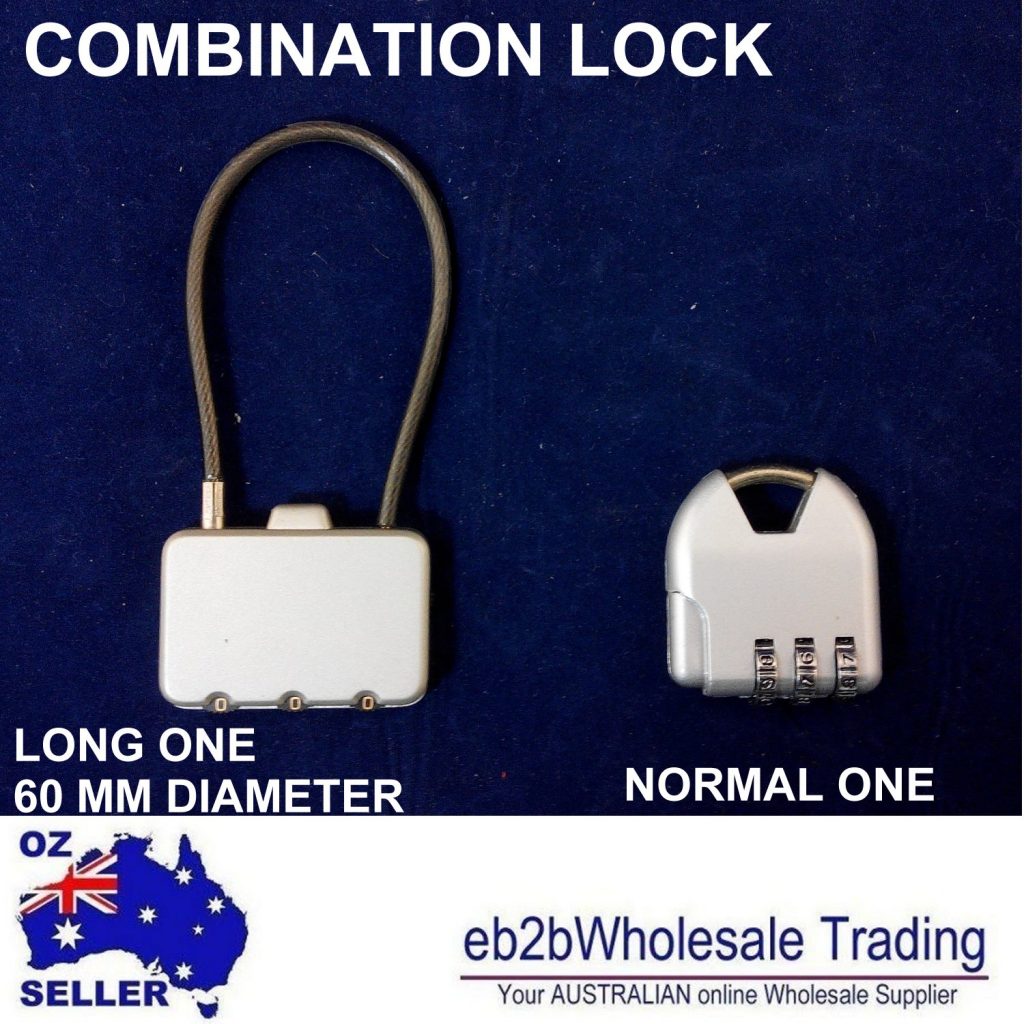 Combination Luggage Locks Padlock Travel Suitcase Resettable Password Lock 3Dial